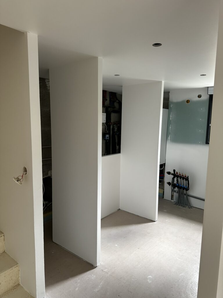 Travaux de platrerie