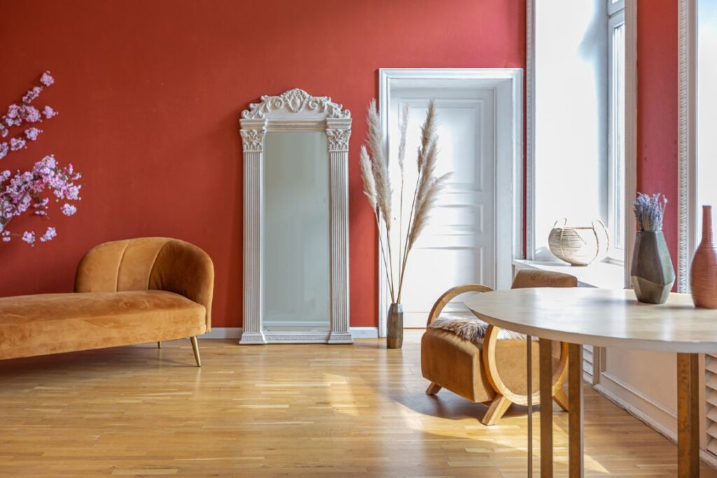 Finition de peinture salon