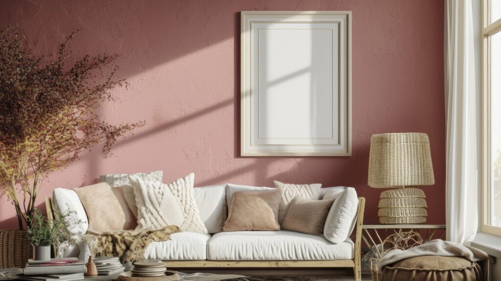 Terracotta et vieux rose