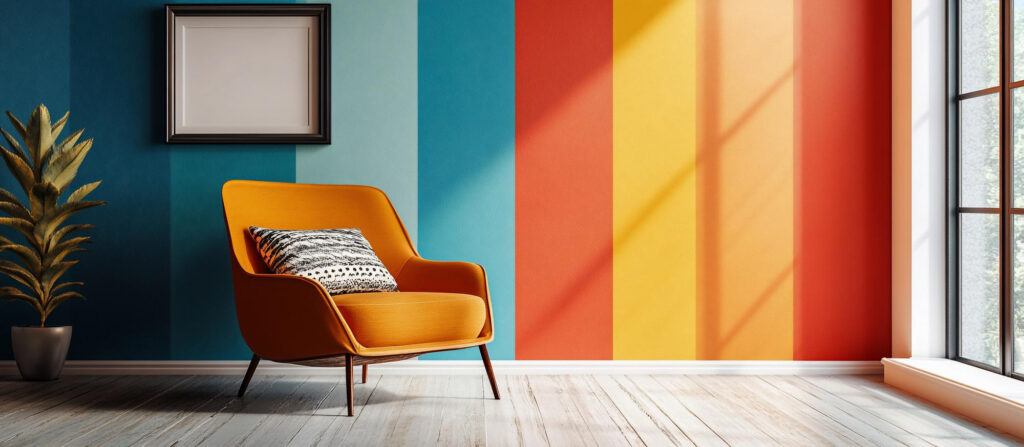 mur en couleurs - AMF Rénovation mur en couleurs