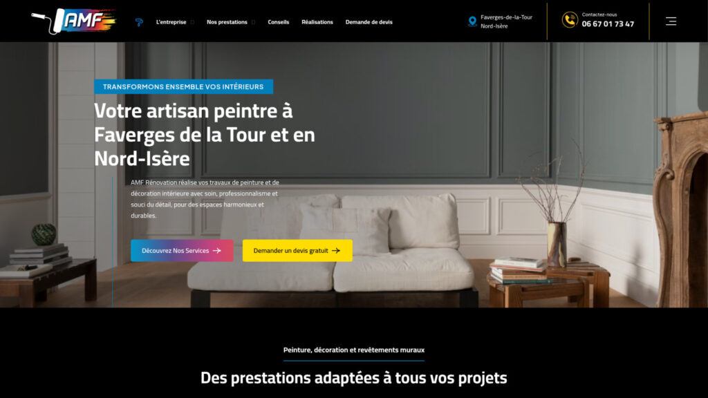 amf renovation artisan peintre faverges - AMF Rénovation amf renovation artisan peintre faverges